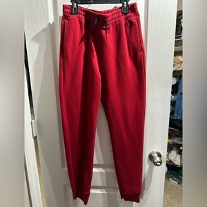 Abercrombie Kids Red Sweatpants with pockets